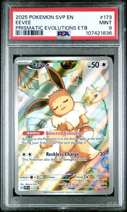 Eevee 173 Sv: Scarlet & Violet Promo Cards Holo PSA 9 - Image 1