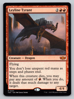 Leyline Tyrant - Commander: Tarkir: Dragonstorm MTG - Image 1