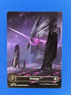 Swamp (0264) Borderless MTG: Edge of Eternities - Image 1