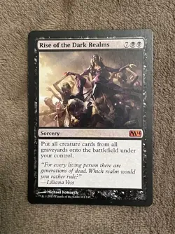 MTG Single NM RISE OF THE DARK REALMS Magic 2014 - Image 1