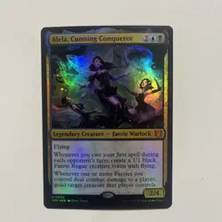 Alela, Cunning Conqueror - Commander: Wilds of Eldraine - Foil - nm - Image 1