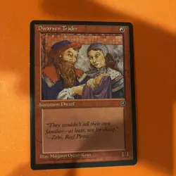 MTG Magic the Gathering Dwarven Trader (72b/140) Homelands LP - Image 1
