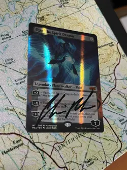 MTG Ugin, the Spirit Dragon Mythic Edition Secret Lair x1 Near Mint SIGNED FOIL - Image 1