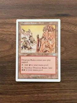 1999 Magic The Gathering Classic Sixth Edition Dwarven Ruins #323 NM - Image 1