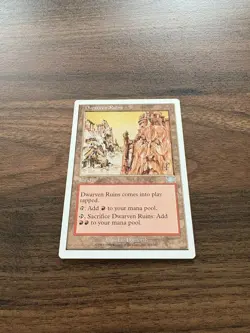 1999 Magic The Gathering Classic Sixth Edition Dwarven Ruins #323 NM - Image 2