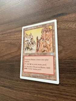 1999 Magic The Gathering Classic Sixth Edition Dwarven Ruins #323 NM - Image 4