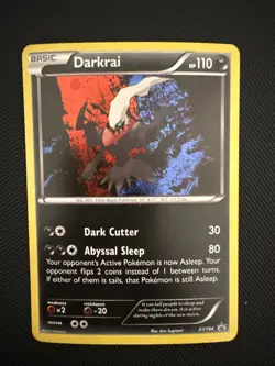 Pokemon Darkrai XY194 Promo Holo Basic Card XY Set English TCG LP - Image 2