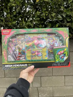 Pokemon Mega Venusaur EX Premium Collection Box Promo Oversized Card Booster - Image 1