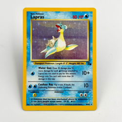 Pokemon Lapras 10/62 Holo & 25/62 1st Edition Non Holo 1999 - MP/HP (Lot of 3) - Image 2