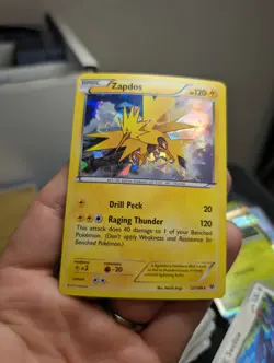 Zapdos 23/108 (Cracked Ice Holo), LP, XY Roaring Skies Promo, Pokemon TCG Card - Image 1