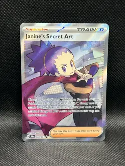 Janine’s Secret Art 088/064 ULTRA RARE HOLO FULL ART Shrouded Fable Pokemon Foil - Image 1
