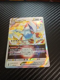 Pokemon TCG Lugia VSTAR Holo Silver Tempest 139/195 2022 Ultra Rare, Near Mint - Image 3