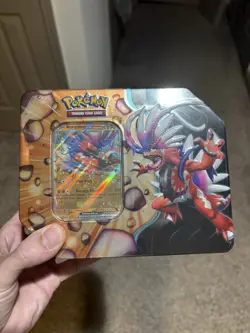 Pokemon Slashing Legends Factory Sealed Tin Koraidon ex 5 Packs - Image 3