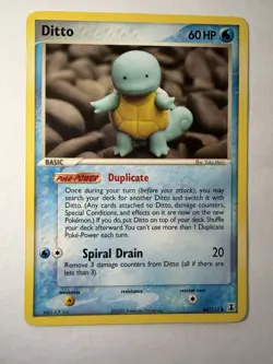 Pokemon TCG Ditto EX Delta Species Regular Common 64/113 2005 60 HP - Image 1