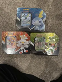 Pokemon TCG 2020 Galar Partners Tin Cinderace Rillaboom & Inteleon Read Descrip - Image 1