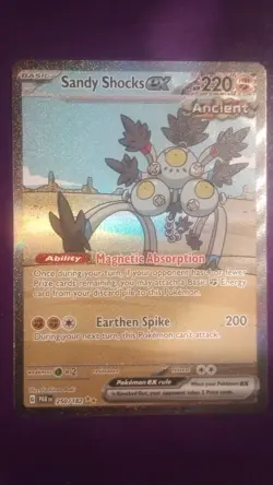 Pokemon TCG Sandy Shocks EX Paradox Rift 250/182 Holo Special Illustration Rare - Image 1