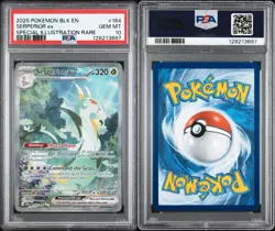 Pokemon TCG Serperior EX Sir 164/086 Black Bolt PSA 10 - Image 3