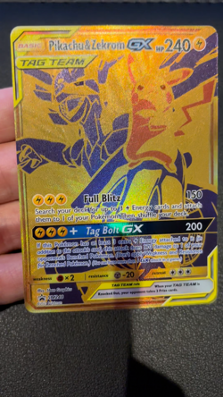 Pikachu & Zekrom GX SM248 Black Star Sun & Moon Promo Pokemon TCG - M/NM - Image 2