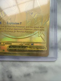 Mega Charizard Y ex ASC EN 294/217 GOLD Hyper Rare Pokemon Ascended Heroes - Image 2