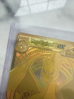 Mega Charizard Y ex ASC EN 294/217 GOLD Hyper Rare Pokemon Ascended Heroes - Image 4
