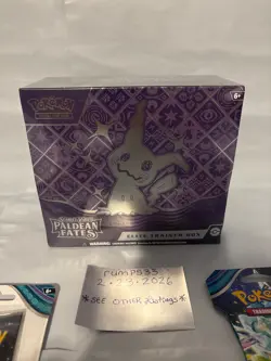 Pokemon Paldean Fates ETB Elite Trainer Box New Factory Sealed + sleeve&blister - Image 2