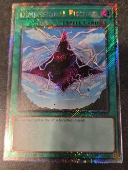 RA03-EN163 Dimensional Fissure Platinum Secret Rare 1st Edition NM YuGiOh TCG - Image 1