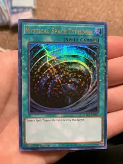 Yugioh x1 Mystical Space Typhoon Duel Terminal Ultra Rare HAC1-EN023 (Near Mint) - Image 1