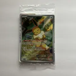 Pokemon Eevee SVP 173 Black Star Promo Sealed Holo Card Prismatic Evolutions ETB - Image 1