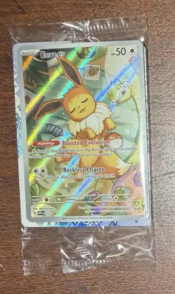 Pokemon Eevee SVP 173 Black Star Promo Sealed Holo Card Prismatic Evolutions ETB - Image 1