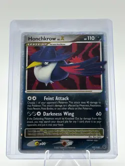 Pokemon TCG Honchkrow LV.X Holo Rare Card Secret Wonders 132/132 - Image 1