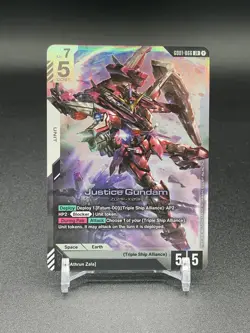 Justice Gundam GD01-066 LR - Gundam Card Game - English - Image 1