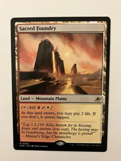 Sacred Foundry R Edge of Eternities 256 NM - Image 1