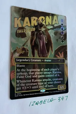 MTG Karona, False God - RAINBOW FOIL - Secret Lair Drop #1624 NM/M Unplayed - Image 2