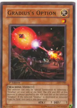 Yugioh! LP Gradius's Option - LOD-060 - Common - 1st Edition Lightly Played, Eng - Image 1