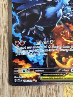 Mega Charizard X EX 125/094 SIR Phantasmal Flames Pokemon Card Holo NM - Image 3