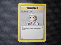 Professor Oak 88/102 Base Set Pokemon Card NM - LP WotC - Image 1