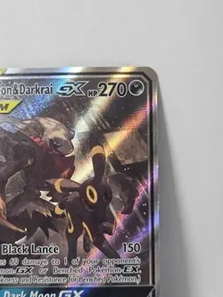 Umbreon & Darkrai GX SM241 Sm Holo Pokemon TCG Basic Trading Card - Image 3