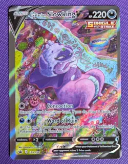 Galarian Slowking V Chilling Reign Card 179/198 Near Mint Alt Alternative Art - Image 1