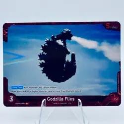 Godzilla Card Game Godzilla Flies EBP03-068+ P Foil Single Card - Image 1