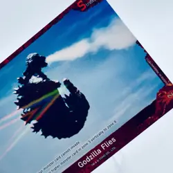 Godzilla Card Game Godzilla Flies EBP03-068+ P Foil Single Card - Image 2