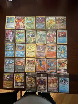 big 33 card pokemon lot. big cards read description - Image 1