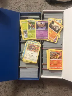 Massive 1000 Pokemon Card Lot - Over 100 Foils, Rares, 3 Extra V/Ex Or IR - Image 1
