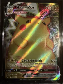 Pokemon 2020 Pikachu VMAX Vivid Voltage Card 044/185 CGC 10 Gem Mint - Image 2