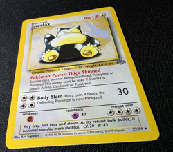 Pokemon TCG Snorlax Jungle Card 27/64 Non Holo Rare - Image 3