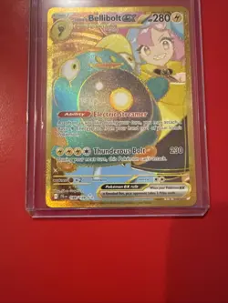 Pokemon TCG Journey Together Iono's Bellibolt EX Hyper Rare Card #188/159 - Image 3