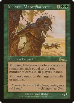 Multani, Maro-Sorcerer / Maro-Zauberer - URZA's LEGACY - englisch (good -) - Image 1