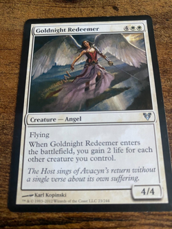 Goldknight Redeemer 23/244 Uncommon Vintage MTG Magic The Gathering - Image 1