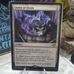 Crown of Doom 055/337 Commander 2014 Rare Regular Artifact Magic: The Gathering - Image 1