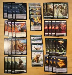 Lot Of 40 Tokens MTG Commander Legends: Battle For Baldur’s Gate NM English - Image 1