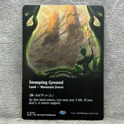 MTG Stomping Ground (Borderless) – Edge of Eternities (EOE) #283 Non-Foil NM - Image 1